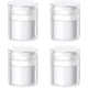 thumbnail image 1 of 4 frascos con bomba airless de 50 ml, envase cosmético vacío, frasco con bomba airless, botella de viaje, dispensador de crema hidratante, envase cosmético portátil, 1 of 9
