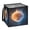 A Basketball On Fire & Water, variant on Collapsible Storage Basket Laundry Hamper Portable Organizer Bin For Home Storage Pineapple-patterned