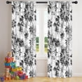 thumbnail image 5 of Blackout Kids Curtains,Pioneer Flower Floral Print Pattern Childrens Insulated Curtains Set Of 2,Bedroom Essentials,Toddler Room Decor 42"x84", 5 of 5
