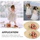 thumbnail image 2 of 1 Pair Hand Cymbal Percussion Instrument Toy Belly Dancing Cymbal for Children Adults, 2 of 3