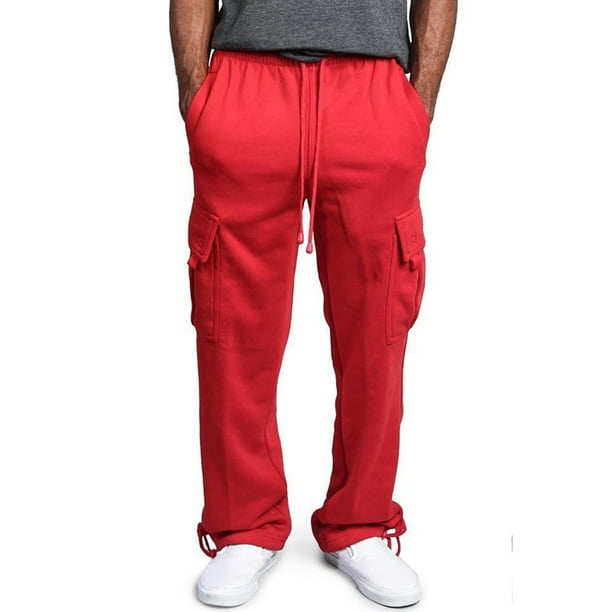 Wodstyle - Men's Casual Gym Cargo Combat Straight Loose Jogger Sweat ...