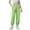 Green, variant on XUNKUSGA Sweatpants for Girls 4-15 Years Solid Color Baggy Thickened Pants Casual High Waisted Comfy Cinch Bottom Sweat Pants with Pockets and Drawstring Purple