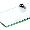 thumbnail image 2 of Spancraft Glass Floating Glass Shelves Wall Shelf, 2 of 2