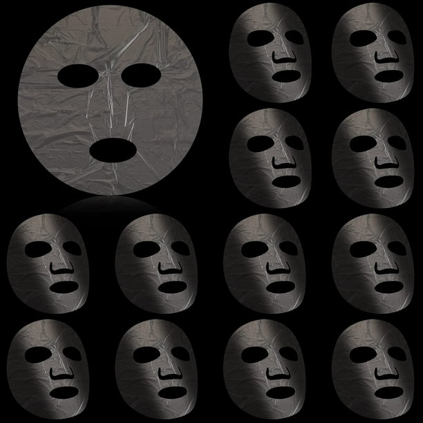 Ivank 100 Plastic Facial Mask Preservative Film Disposable Face Mask Paper  Egg Mask Skin Care Masks Sheet Moisture Retention : Beauty & Personal Care  