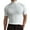 White, variant on INCERUN Men Short Sleeve Shirts High Collar Tops Body Fit Casual Wear Bottoming Tshirts
