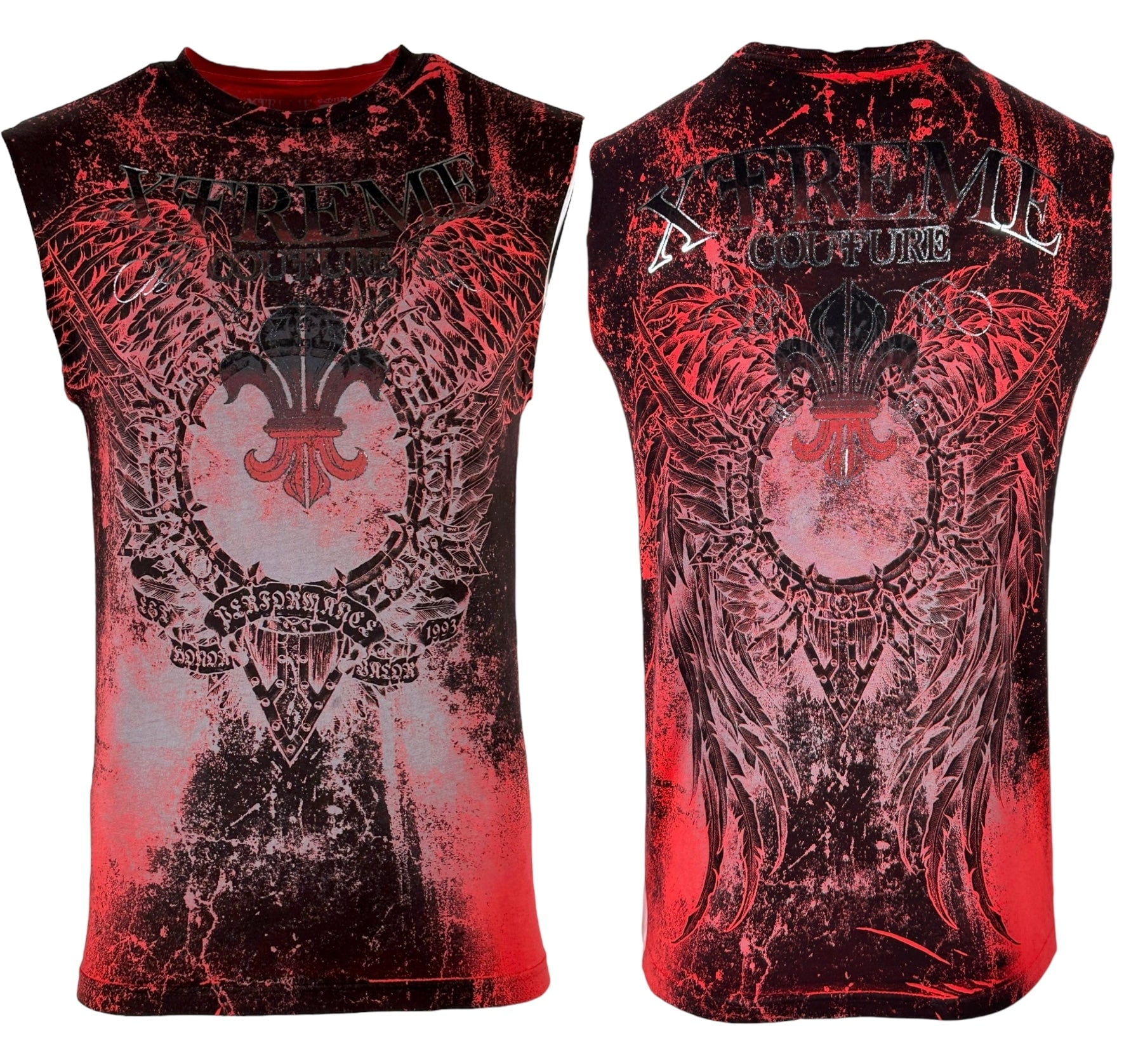 Xtreme Couture By Affliction Maglietta Uomo Muscle Predato Tank – Canotta Atletica, Vestibilità Classica, Stampe Uniche, Prodotta In USA