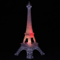 UPOUART Acrylic Night Light with Light Up Eiffel Tower Design, 1 Set Decorative Gift for Friends