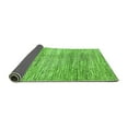 thumbnail image 2 of Ahgly Company Indoor Round Abstract Green Modern Area Rugs, 5' Round, 2 of 4
