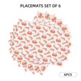 thumbnail image 2 of Placemats Set Of 4 / 6, Crab Squid Shrimp Placemats For Dining Table Indoor/Outdoors Heat Resistant Washable Placemats 18" X 12", 2 of 8