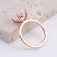 thumbnail image 4 of solitaire jewels 3.75CT Oval Moissanite Solitaire Engagement Ring For Women, 18K Rose Gold, 4 of 8