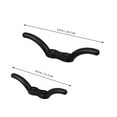 thumbnail image 2 of RUNROTOO 2Pcs Outdoor Flagpole Cleat with Stainless Steel Screws for Easy Rope Tie Down, 2 of 7