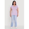 thumbnail image 3 of Womens Plus Size Basic Crew Neck Tee, 3 of 5