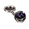 thumbnail image 1 of Qarigey Llaveros Simple cielo estrellado nebulosa Metal llavero tiempo piedra bola de cristal arte planeta doble cara colgante accesorios regalos Ropa, zapatos y accesorios Miscelánea gini Qarigey AP014134-02, 1 of 6