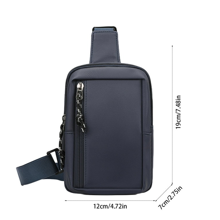 Waterproof Crossbody Bag for Men and Women, Small Chest Sling Bag