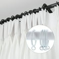 thumbnail image 5 of 28 PCS Anillos para Barra de Cortina con Ojales de 1.5 Pulgadas Blancos, 5 of 5