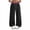 Black(New&Hot), variant on ZHYou No Boundarie Sweatpants for Women Color Blocked Casual Drawstring Wide Leg Baggy Fit Daily Wear Pants with Pockets,Black,Size L