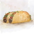 thumbnail image 2 of Studio Pasion-Fox 12x12 Black Ornate Wood Framed with Double Matting Museum Art Print Titled - Taco, 2 of 4