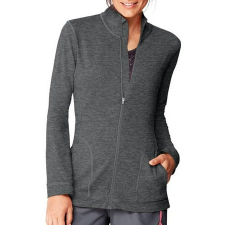 - Hanes Sport Women's Performance Fleece Full Zip Jacket