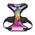 thumbnail image 5 of XMXY No Pull Dog Harness, Face Art Line Expression Adjustable Reflective Pet Harness with Oxford Vest, Small Size, 5 of 8