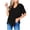 Black Tops for Women _d, variant on Women's Summer Clothes Comfy Casual Shirts Solid Color Dressy Casual Tops for Lady Fashion 2024 Short Sleeve Loose Fit Flowy Tunic Tops V Neck Blouse Vintage Wine T Shirts L