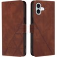 thumbnail image 2 of Case for iPhone 16 Plus Wallet Case,iPhone 16 Plus Phone Case with Card Holder Kickstand Magnetic Closure Durable Leather Shockproof Cover for iPhone 16 Plus 6.7 inch Brown YBS, 2 of 17