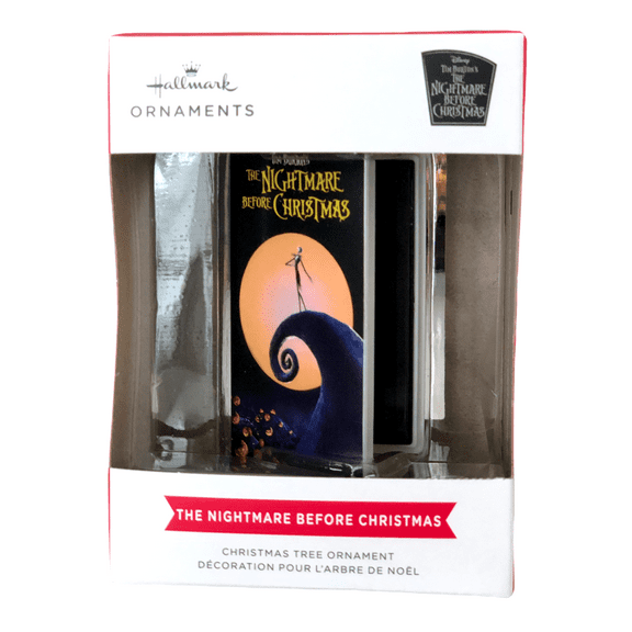 Hallmark 2021 Jack Skellington Retro Cassette Exclusive Christmas Ornament New