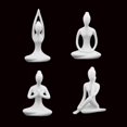 thumbnail image 1 of 4 piezas de arte de cerámica de yoga, estatuillas, , yoga, dama, estatua, s poses, hogar, estudio de yoga, decoración, adorno ( Sunnimix Figura de sala de yoga, 1 of 8