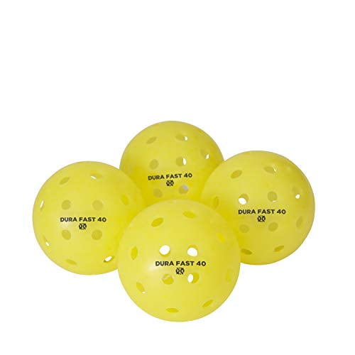 DURA FAST 40 PICKLEBALLS, YELLOW, 100-PACK