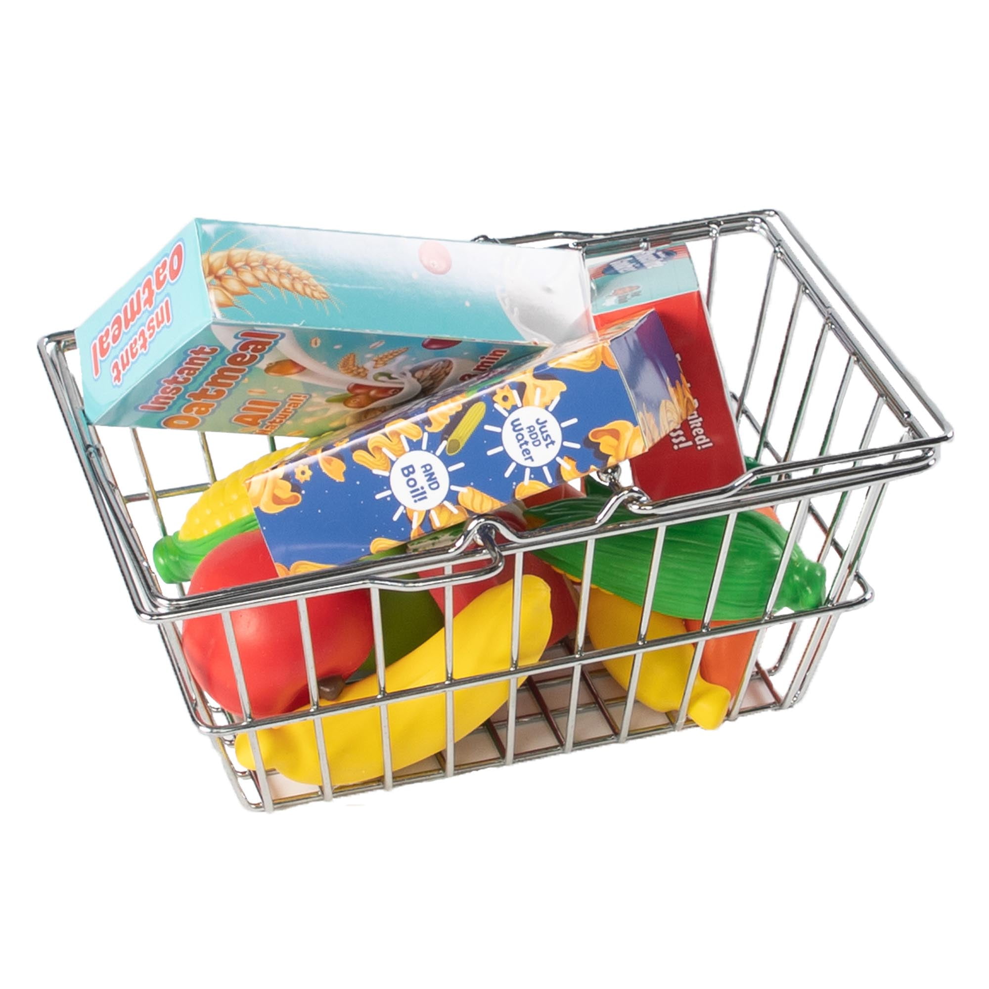 Details about   New MELISSA & DOUG Fill & Roll GROCERY BASKET Play Set w Pretend Grocerys Food 