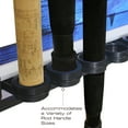 thumbnail image 3 of Guy Harvey Sailfish Fishing Rod Wall Storage Rack 8 Rod Capacity - Reel Salty Marine Grade, 3 of 6