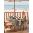 thumbnail image 2 of Outdoor Tablecloths with Umbrella Hole & Zipper, Texas Star Vintage Rectangle Tablecloth 60x120 Inch, Berry Grey Blue Brown Wooden Waterproof Table Cloth, Patio/Pool/Picnic Table Covers, 2 of 8