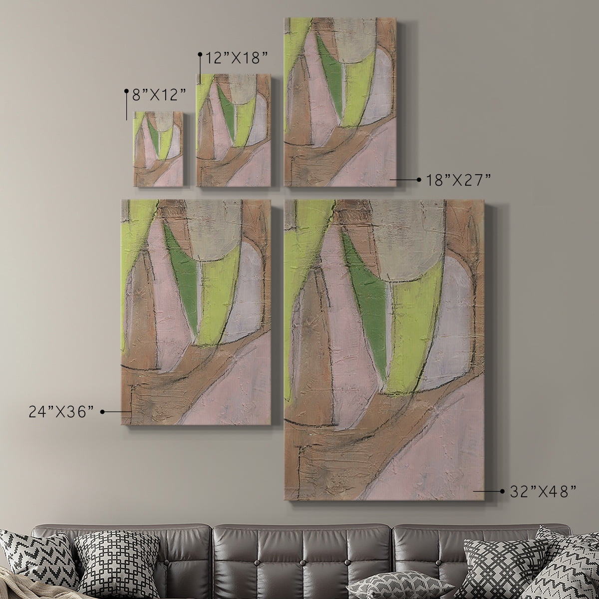 Many Layers I Premium Gallery Wrapped Canvas - Ready to Hang