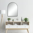 thumbnail image 2 of Better Homes & Gardens 24x34 Black Arched Small Decorative Wall Mirror for Bathroom or Living Room, 2 of 7