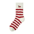 thumbnail image 2 of Hometravel Christmas Fleece Socks, Thickened Warm Socks for Winter, Cozy Floor Socks with Holiday Patterns, Festive Footwear for Indoor and Home Wear, 2 of 6