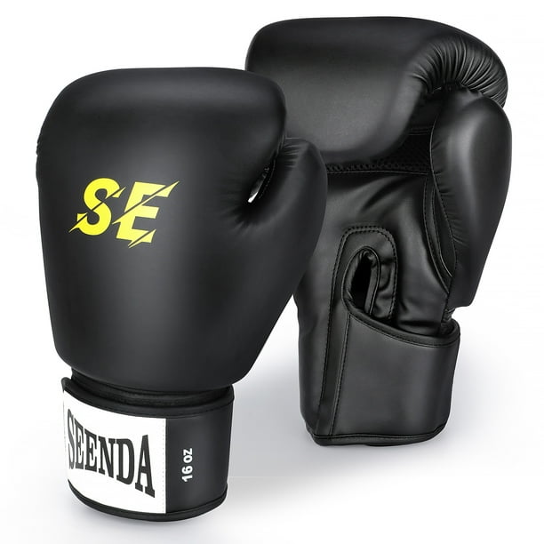 Boxing Gloves for Men & Women Training, Pro Punching Heavy Bag Mitts, Heavy Bag Gloves for Kickboxing, Thai, MMA, 12-16OZ - Walmart.com