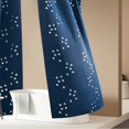 thumbnail image 2 of Deconovo Cortinas opacas Cosmic Cube azul marino de 132 x 160 cm con aislamiento térmico, 2 of 7