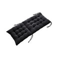 thumbnail image 2 of Up to 50% off Kbndieu Bench Cushion Waterproof, Patio Porch Swing Replacement Seat Cushion with Ties, Tufted Rocking Chair Cushion for Indoor/Outdoor Furniture Patio Lounger Bench (Black), 2 of 7