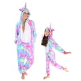 thumbnail image 1 of ¡Onesie Funziez! Disfraz ajustado de unicornio para adulto en Halloween, 1 of 5