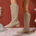 thumbnail image 4 of Mareep Bottines pour Femmes Talon Épais Bout Rond Bottines Cadeau Magnifique Chaussures Liquidation, 4 of 9