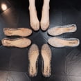 thumbnail image 2 of Sandalias planas de verano para mujer, zapatos con agujeros huecos, zapatos de gelatina de plástico de cristal, malla, 2 of 6
