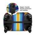 thumbnail image 2 of Uemuo Yellow Blue Mexican Blanket Stripes Printed Washable Luggage Cover - Fashion Suitcase Protector Fits 18-32 Inch Luggage-Large, 2 of 7