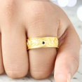 thumbnail image 4 of KANISHKAGEMS&JEWELS 0.25 Ct / 2 mm Multi Gemstone Wedding Band Yellow Gold Plated Silver Eternity Band Anniversary Gift For her, 4 of 7