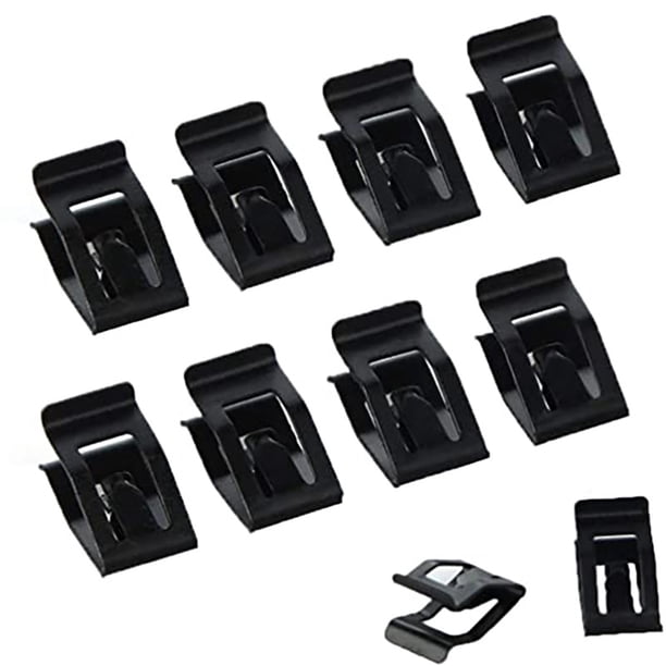 20 clips de metal para coche, clips de retención para salpicadero de coche, consola, soporte de metal, accesorios para coche, accesorios para coche, consola frontal de coche, embellecedor de salpicad