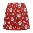 thumbnail image 6 of Yuyamidu Santa Claus Womens Athletic Skirt HO-HO-HO High Waisted Golf Skirts for Women Size XS Red Christmas Skorts Activewear for Outdoor Sports Hiking Running, 6 of 8