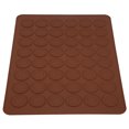 thumbnail image 1 of Fdit Macaron Pad,48 Holes Silicone Macaron Cake Pad Baking Tray Oven Non-Stick Mat Tools Diy Kitchen Accessory,Silicone Macarons Mat, 1 of 8
