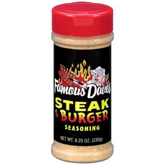 Famous Dave's Seasoning Steak Burger (Pack of 12)