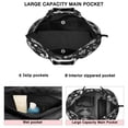 thumbnail image 3 of Halloween Skeleton Fun Pattern Travel Tote Bags for Women Carry On,Large Weekender Bags for Women Travel,Multi Functional Duffle Bag for Work,Shopping,Sports, 3 of 5