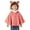 Pink, variant on Fewfanhot Kids Cute BearEar Fleece Hooded Poncho, Button Front Warm Kids Cape Wrap for Daily Outdoor
