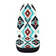thumbnail image 3 of Jeiento Aztec Car Seat Covers Front Seats Only African Tribal Front Bucket Seat Covers 1 Piece Stretchy Car Seat Protectors Covers Auto Accessories Fit for Most SUV Van Sedan Truck Interior Decor, 3 of 6