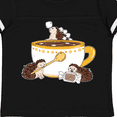 thumbnail image 4 of Inktastic Cute Hot Chocolate Hedgehogs Boys or Girls Toddler T-Shirt, 4 of 5